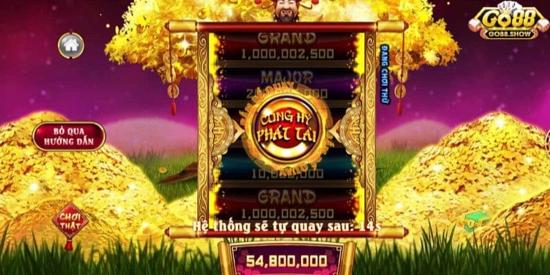 Những thông tin tổng quan về game slot Cung hỷ phát tài Go88