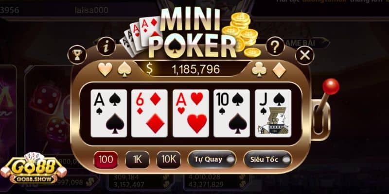 Giới thiệu về Mini Poker Go88 độc đáo